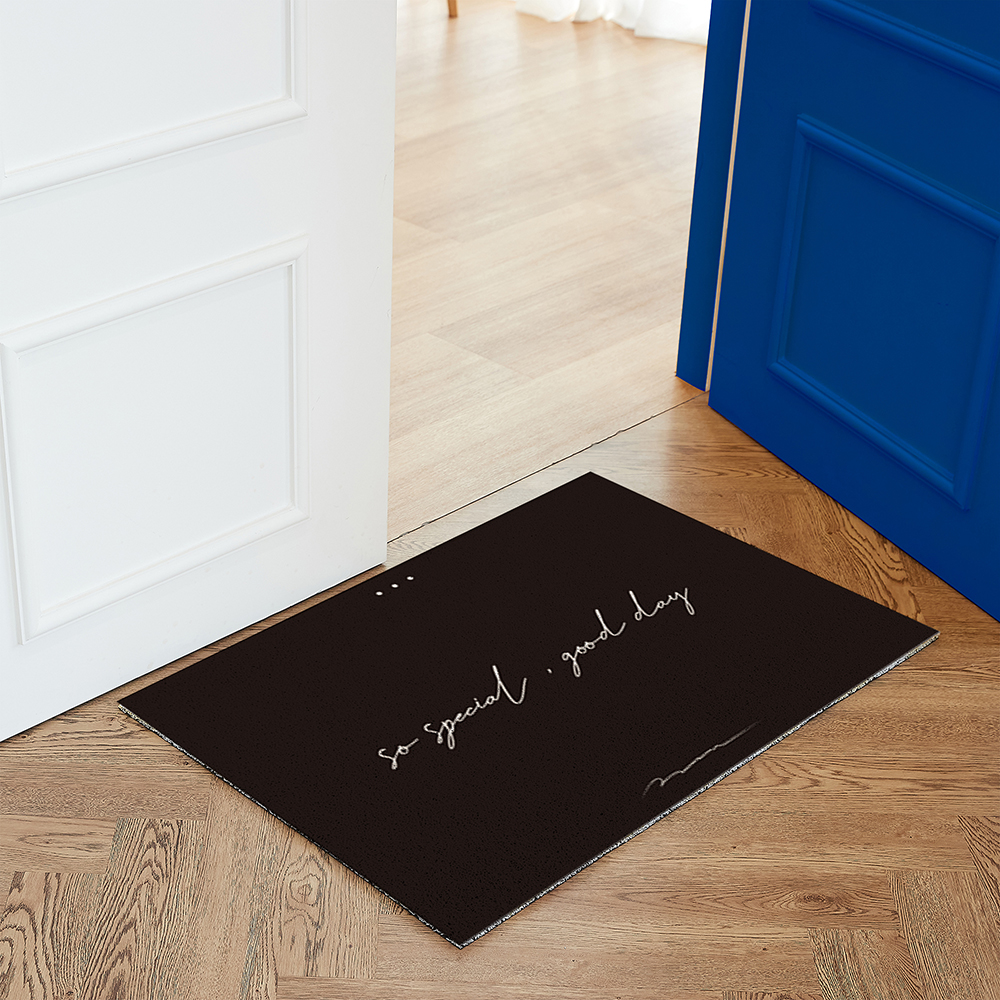 코메샵 웰컴 매트 WM13-1 특별한오늘 빨강 현관 코일매트 120x90cm 이미지 6