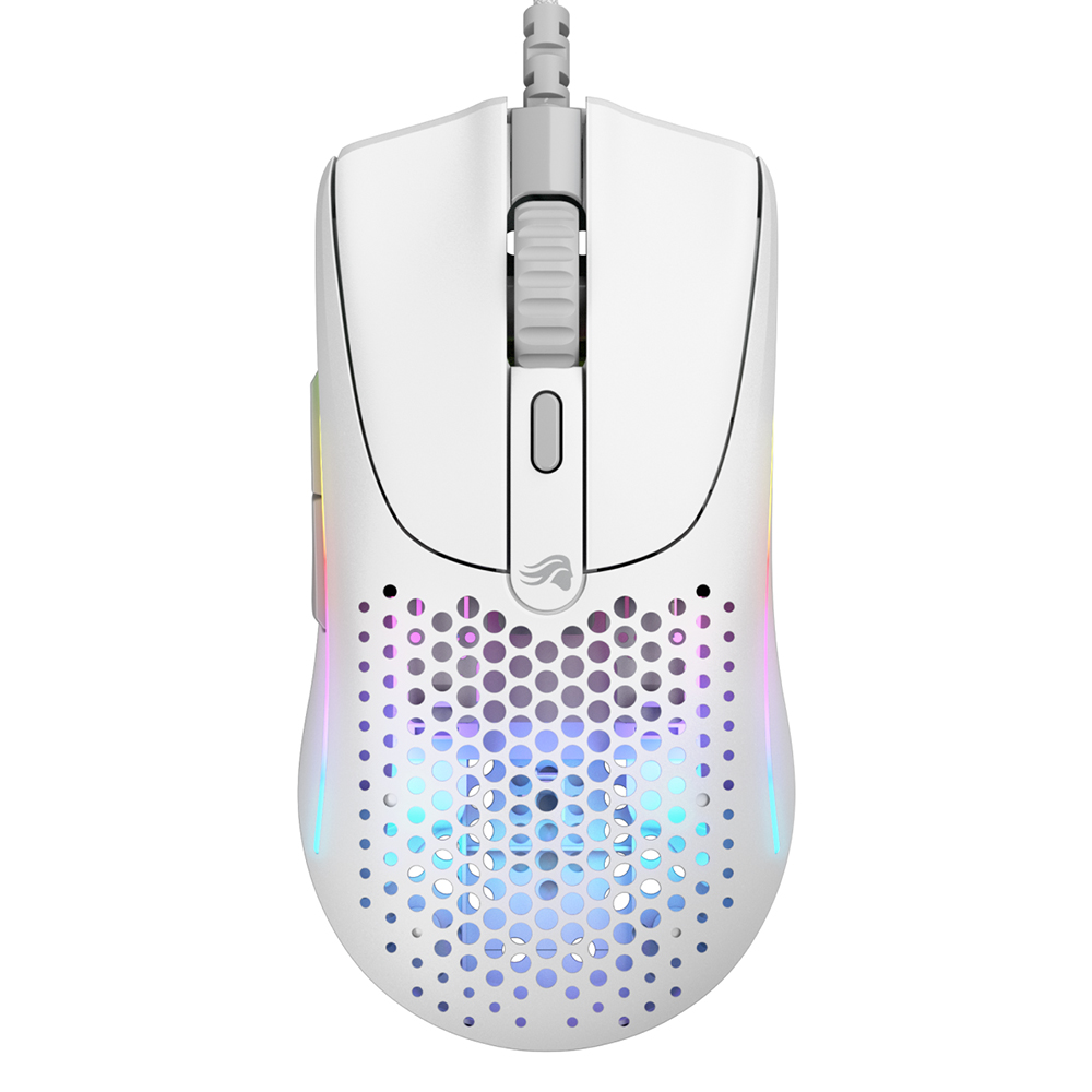 글로리어스 MODEL O 2 Mini 유선 화이트 게이밍마우스 - 상품 이미지
