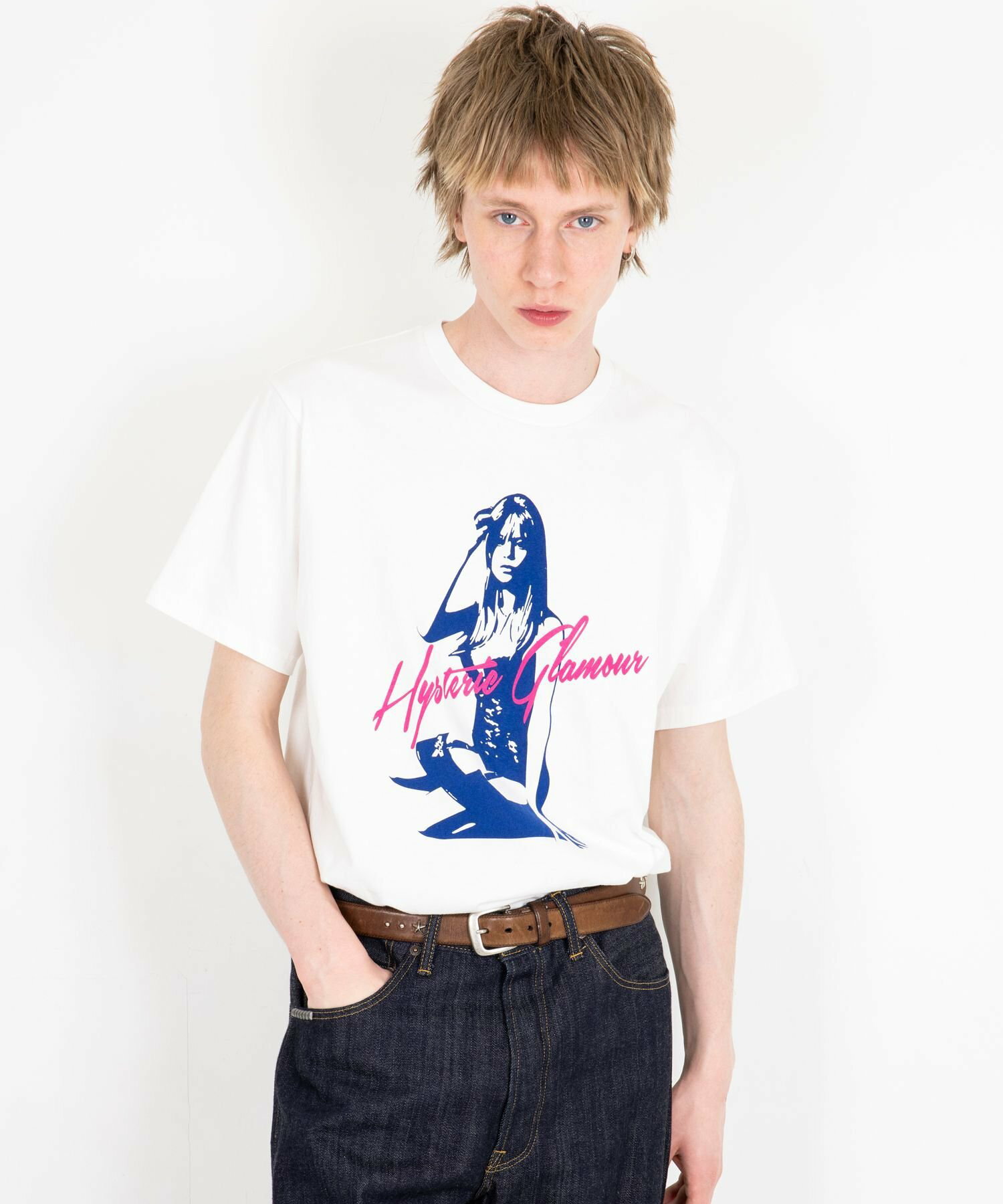 히스테릭글래머 HYSTERIC GLAMOUR 남성 LOVE IT 티셔츠 3컬러 - 상품 이미지