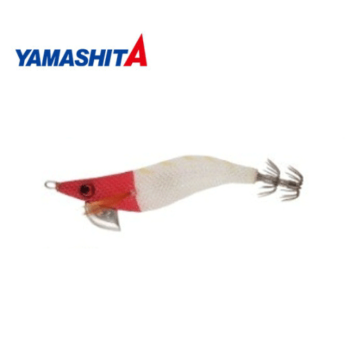 바다루어 야마시타 에기 이목 드롭퍼 갑오징어 에깅 팁런 수평 슷테 루어 레드화이트, 1.8호 - 상품 이미지