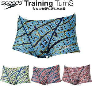 스피도 Speedo 웨이브 로고 턴즈 연습용 남자 수영복 숏사각 탄탄이 ST52506 - 상품 이미지