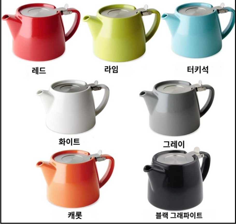 포라이프 FORLIFE 스텀프 티포트 주전자 530ml 309 7컬러 - 상세 이미지 2