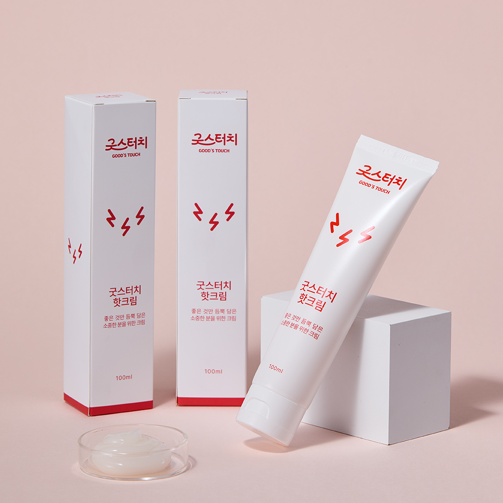 굿스터치 핫 크림 웜업 손가락 손목 팔꿈치 어깨 무릎 마사지 100ml, 2개 이미지 7