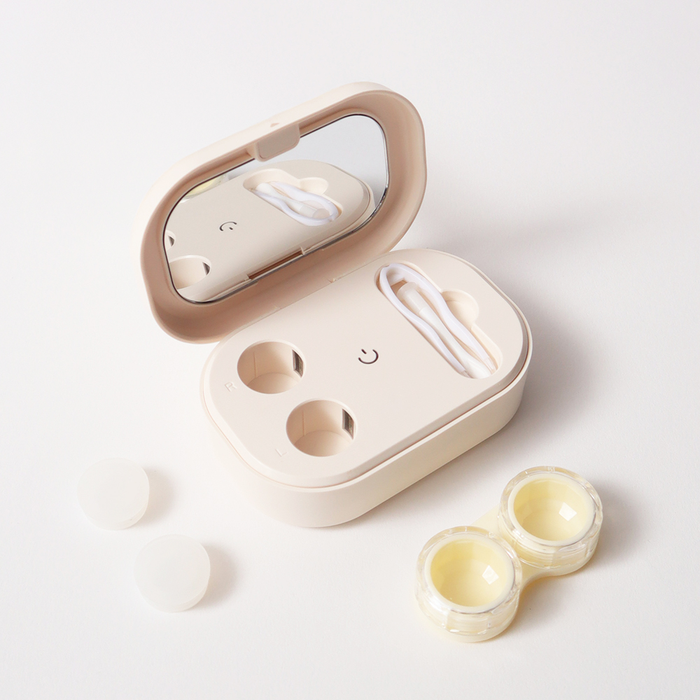 오아 UV 콘택트 드림 하드 렌즈 세척기 무선 듀얼 초음파 소프트 콘텍트 휴대용 렌즈케이스 제품 이미지