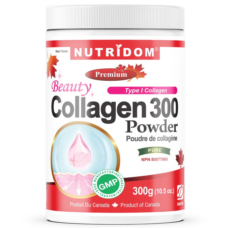 뉴트리돔 캐나다 뷰티 콜라겐 1형 가수분해콜라겐 분말 파우더 300g, 1개 - 상세 이미지 4