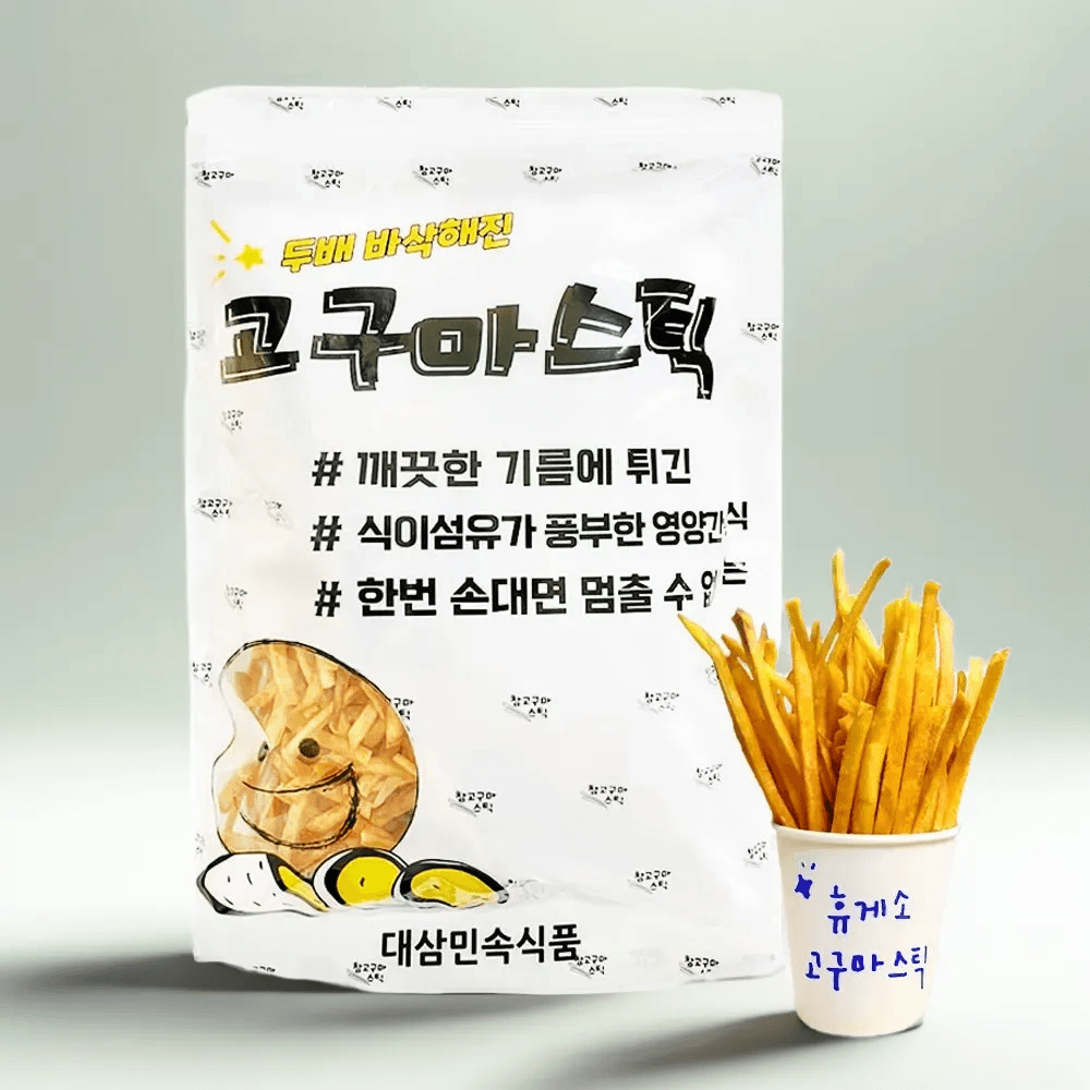 대삼민속식품 참고구마스틱, 500g, 1개 : 앙쥬마인