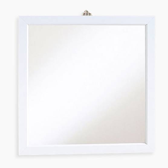 화이트 정사각 거울 800x800 파우더룸 거울 중형 벽 거울