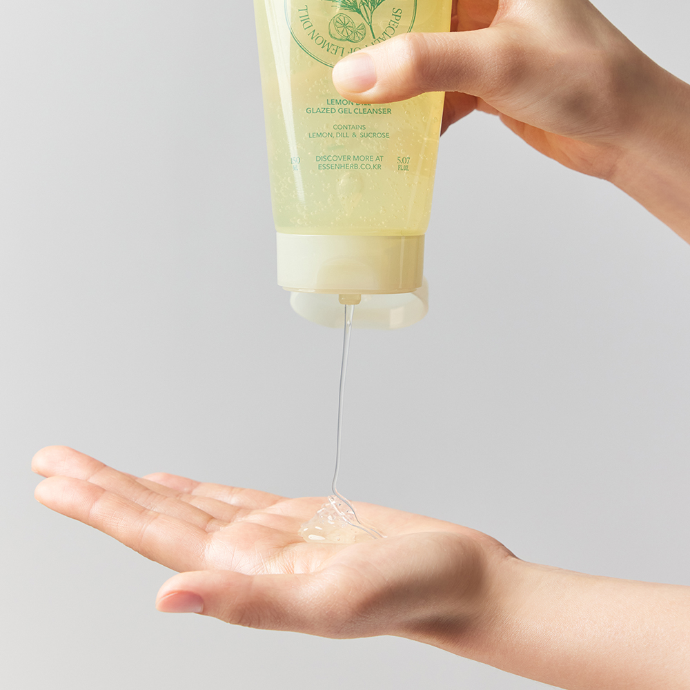 에센허브 레몬 딜 글레이즈드 젤 클렌저 150ml - 상세 이미지 3