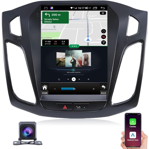 Fortdows 10.4인치 안드로이드 13 카 스테레오 5G WiFi Bluetooth Carplay/Android Auto 4G RAM 64G ROM : 엄마직구20