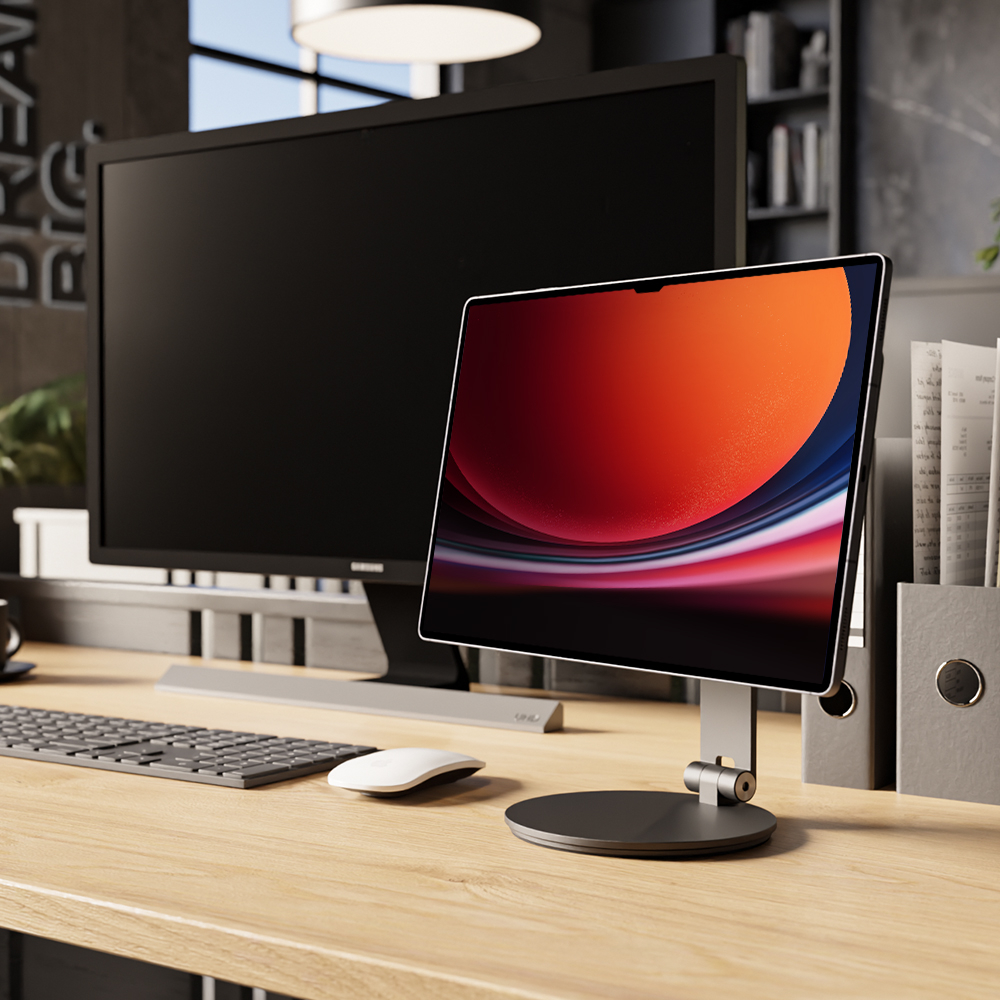 니케 지스냅올인원 갤럭시탭 거치대 마그네틱 갤탭 맥세이프 스탠드 필기 그라파이트, 갤럭시 탭 S7-S8-S9-S9 FE