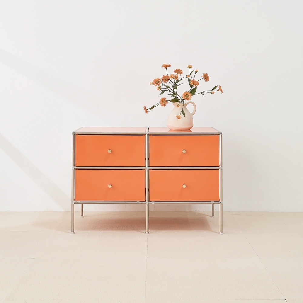 홈그니처 모듈 거실장 가구 폭좁은 안방티비장 미니 티비다이 800x400x545mm, 딥그린