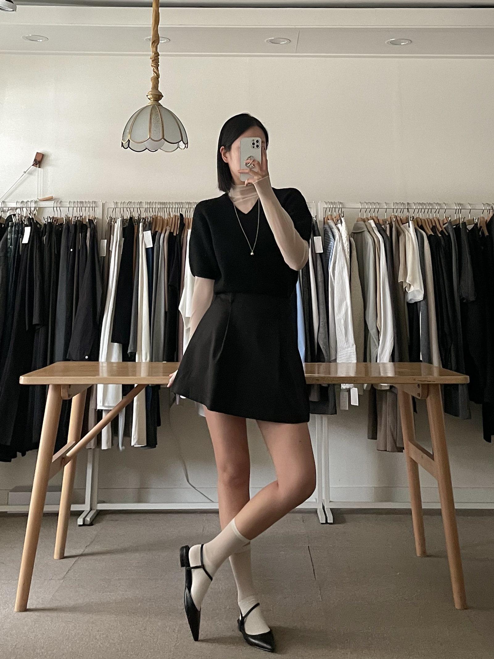 라붐 벌룬 핀턱 미니 스커트 2color 상세 이미지 24