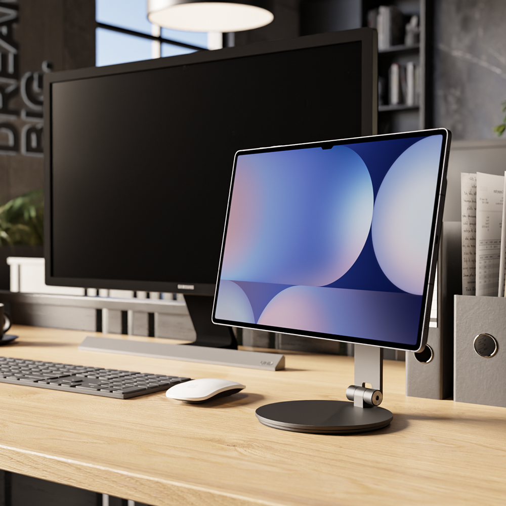 니케 지스냅올인원 갤럭시탭 거치대 마그네틱 갤탭 맥세이프 스탠드 필기 그라파이트, 갤럭시 탭 S8 Ultra-S9 Ultra-S10 Ultra