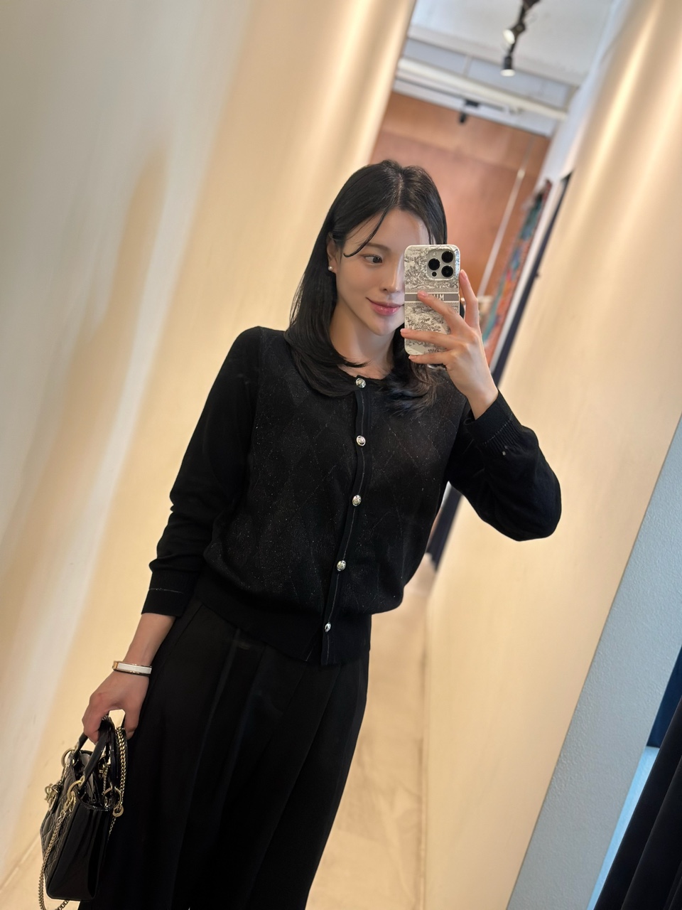 실물파 다이아 펄 가디건 상세 이미지 61