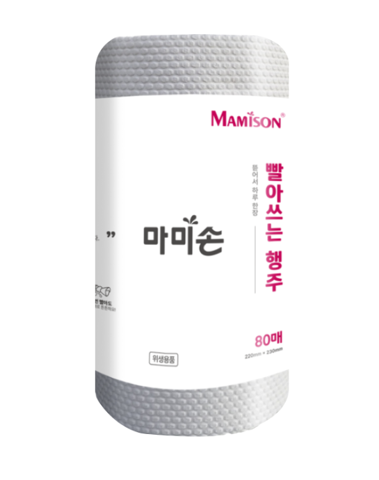 마미손 빨아쓰는행주 80매 뜯어쓰는행주 - 상세 이미지 2