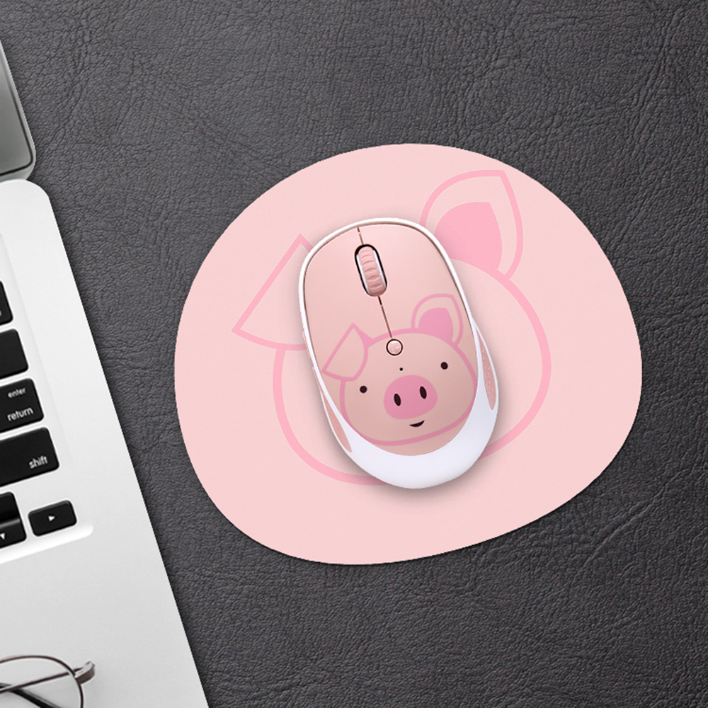 HM170 캐릭터 무소음 무선마우스 (휴대용 / 저소음) 핑크큐리