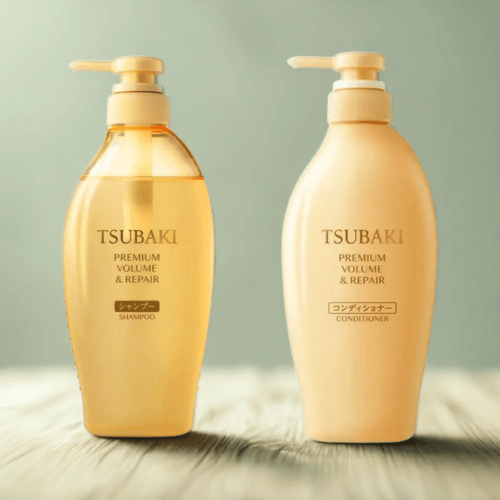 TSUBAKI 츠바키 손상모 볼륨 리페어 샴푸 450ml 1개 컨디셔너 450ml 1개 : 만물상DC