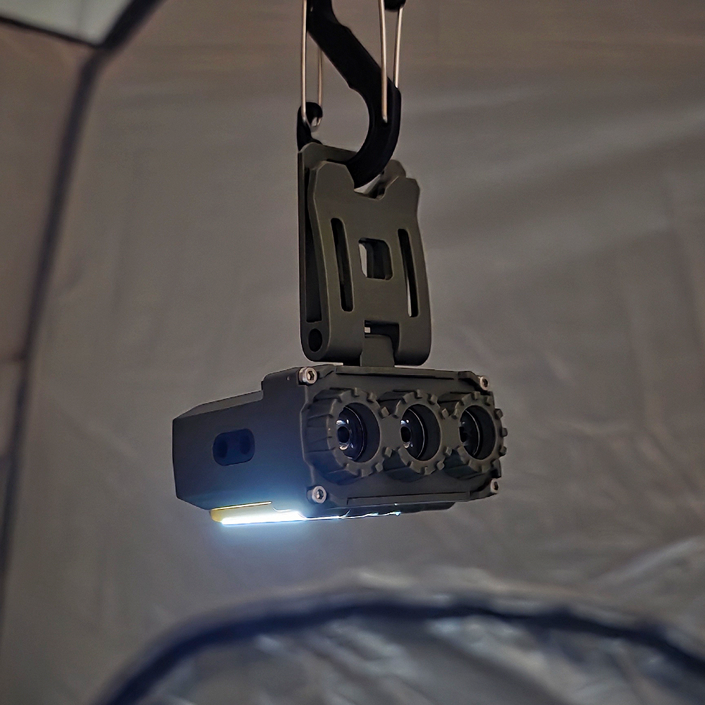 하이맥스 LED헤드랜턴 캡라이트 충전식 C타입 캠핑 낚시 등산용 랜턴 모션센서 CL-X3