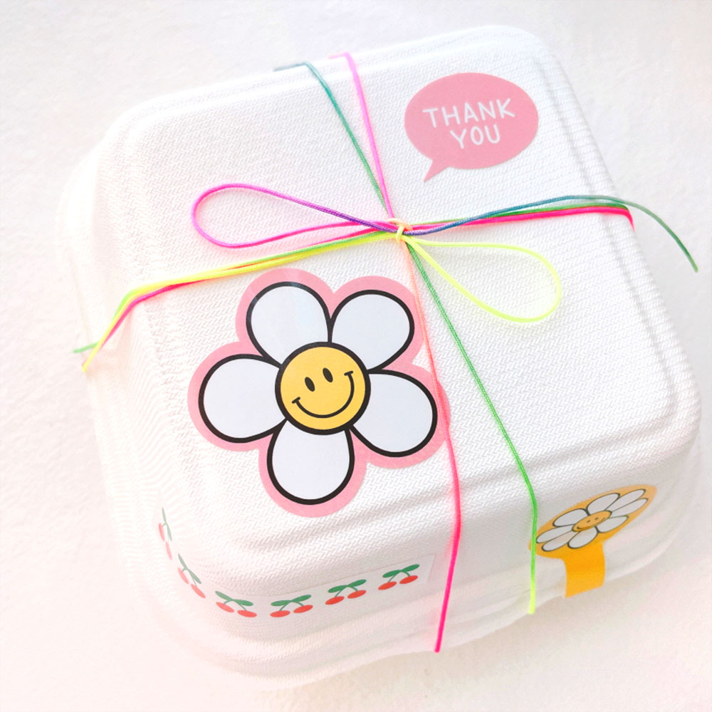 선물 포장 박스 디저트 미니 사각 케이크 쿠키 떡 포장 종이 상자 이미지 3