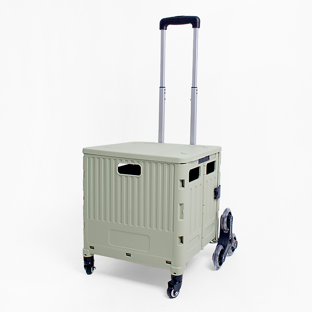 핫버튼 개인용 쇼핑카트 4륜 계단오르는 바퀴달린 장바구니