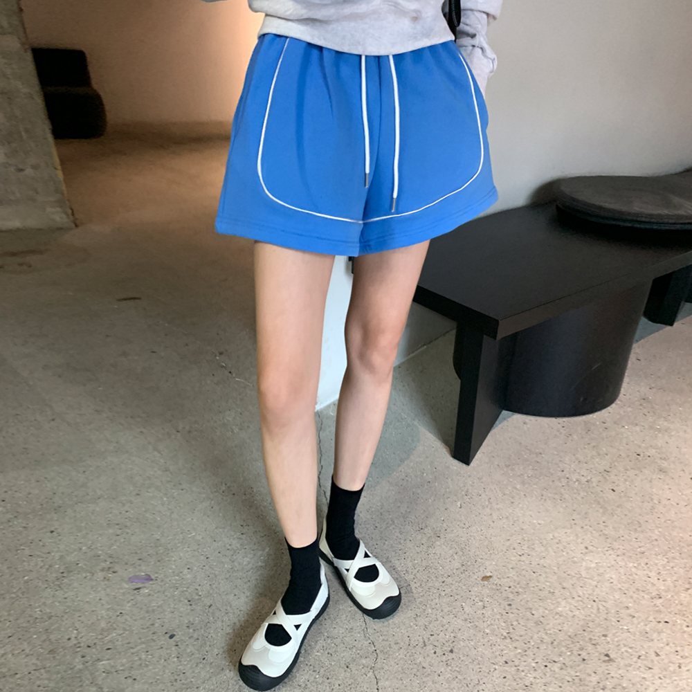 비트엔 파이핑 밴딩 숏팬츠 - 상품 이미지