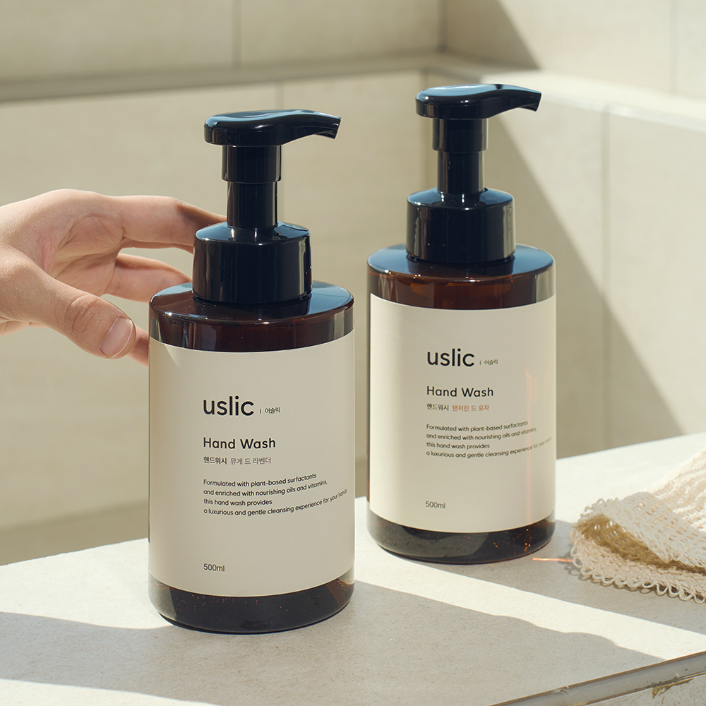 어슬릭 퍼퓸핸드워시 선물 손세정제 물비누 탠저린 드 유자, 500ml, 2개 이미지 8