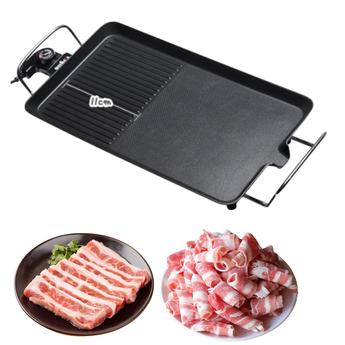 삼겹살 전기 그릴 삼겹살 구이 기계 전 후라이팬 대형