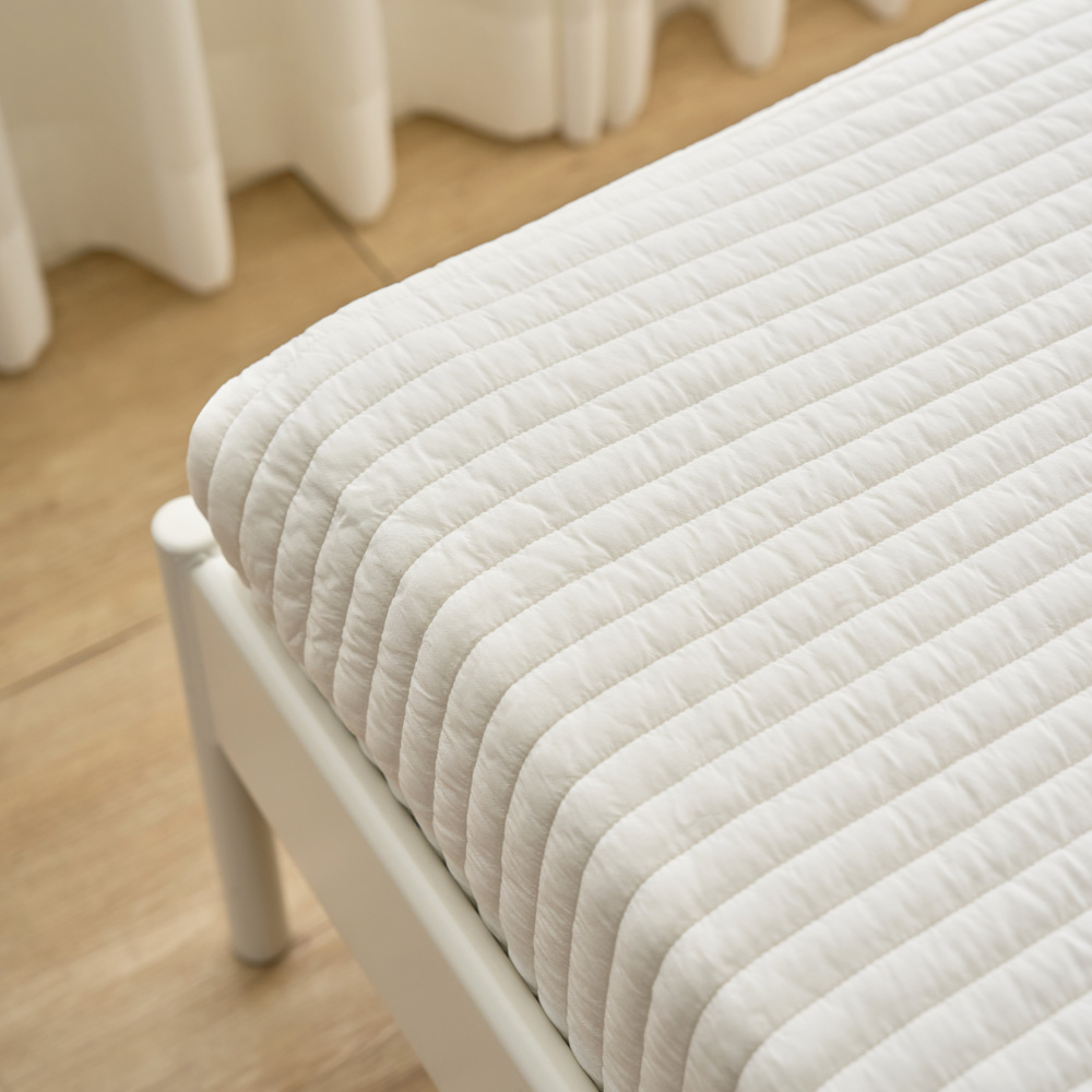 일체형 매트리스커버 침대커버 텐셀모달 100% 부드러운 촉감 누빔패드 밴딩 SS