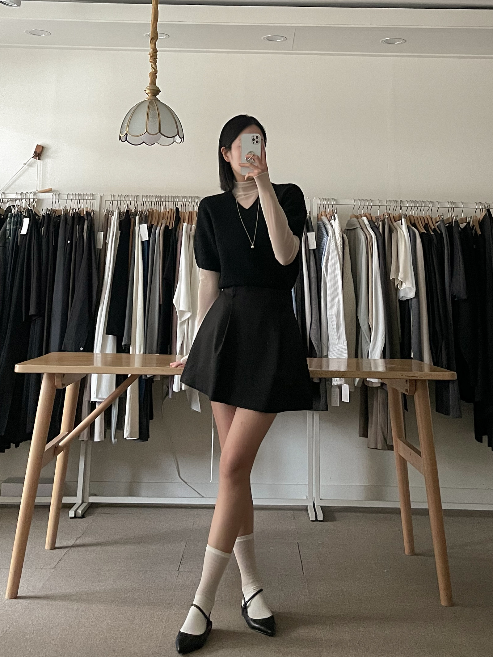 라붐 벌룬 핀턱 미니 스커트 2color 상세 이미지 18