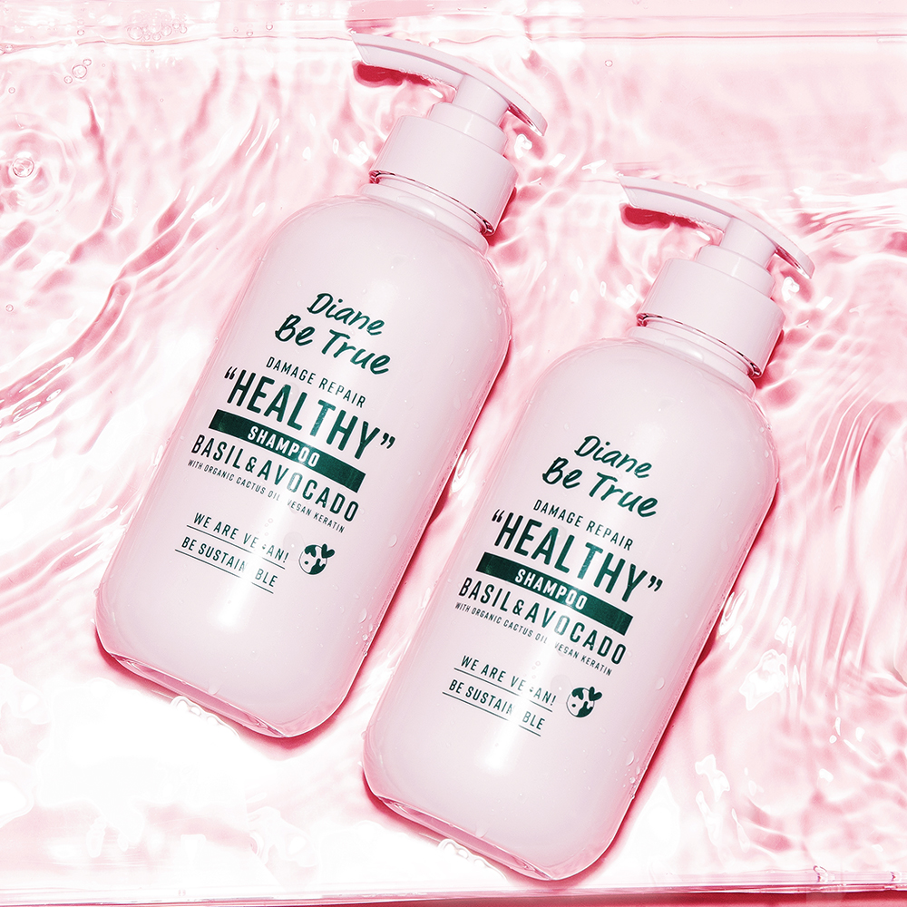 다이안 비트루 저자극 비건 헬시 트리트먼트 헤어데미지 리페어 샴푸 400ml 2개 - 메인 이미지