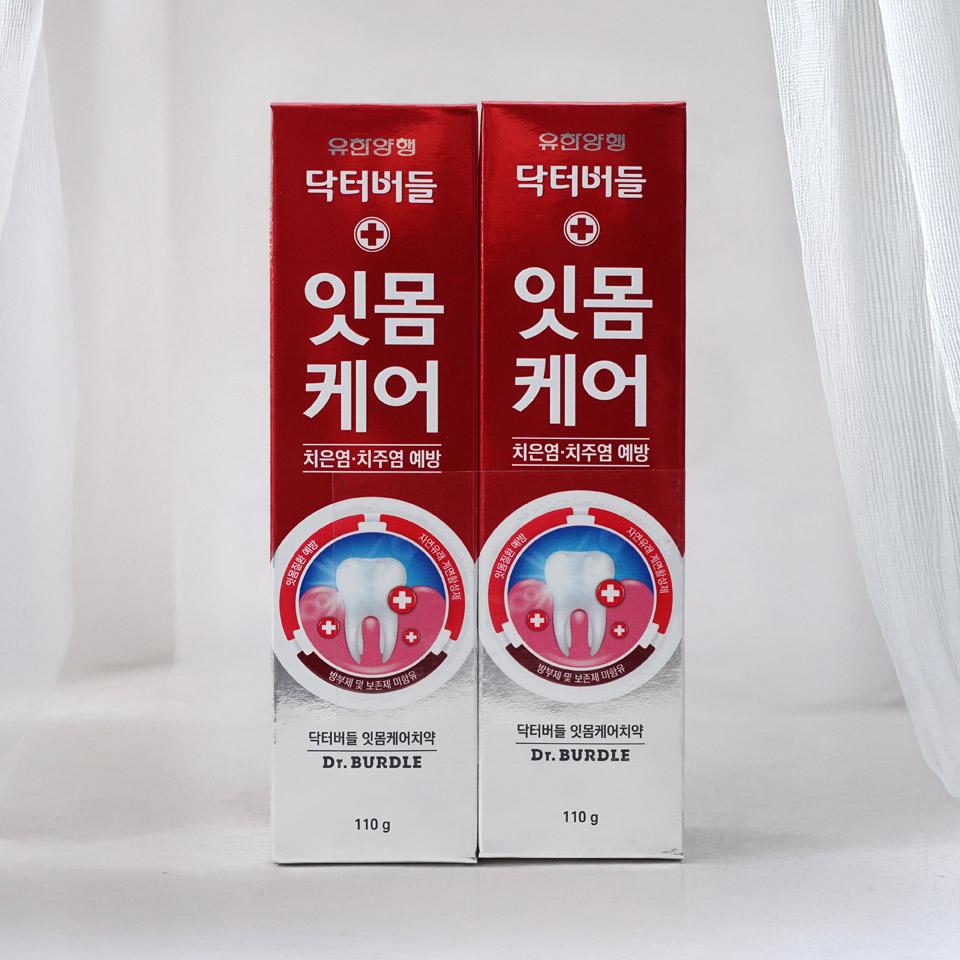 메가마트 유한양행 닥터버들 잇몸케어 치약 110g - 상품 이미지