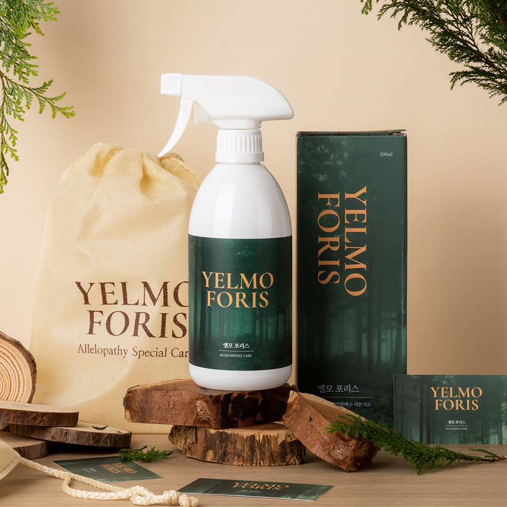 편백나무 피톤치드 룸스프레이 새집증후군 해결 옐모포리스 천연 탈취제