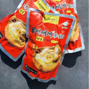 자연애계 프리미엄 삼계탕 냉장 웅추닭(1kg/3ea) : 배박사 에프앤비