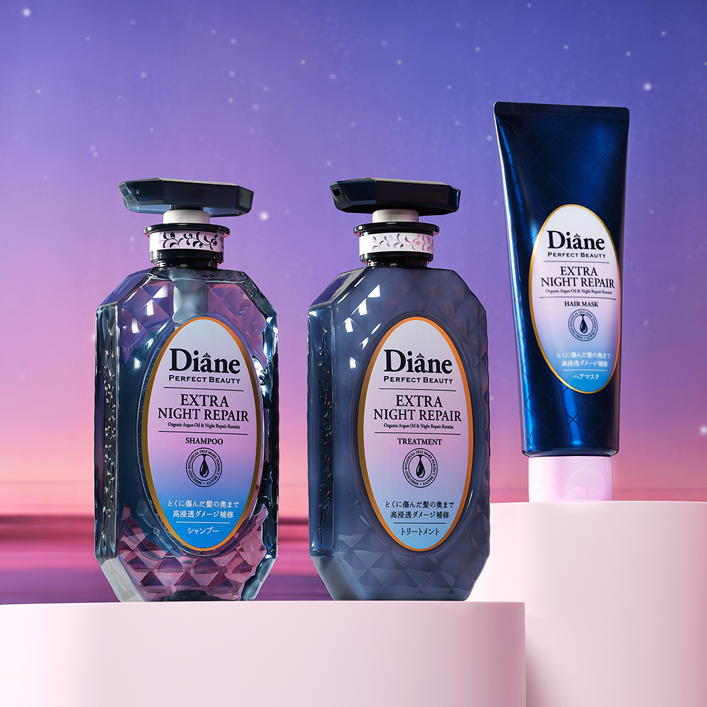 [퍼퓸케어] 다이안 헤어트리트먼트 샴푸+트리트먼트+헤어마스크팩 3종세트 염색 손상모리페어 머릿결복구