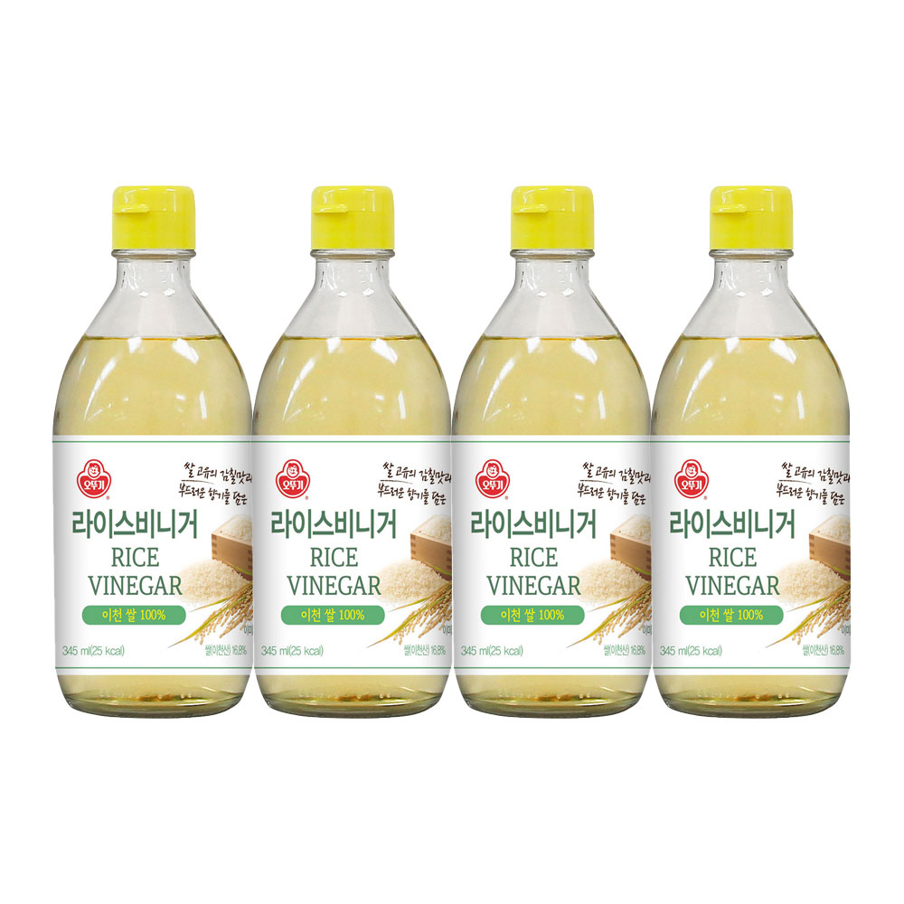 오뚜기 라이스비니거 345ml, 4개 - 메인 이미지