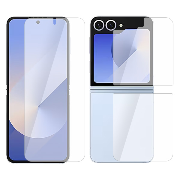 내부 외부 풀커버 액정 보호필름 갤럭시Z 플립6, 3매입 - 상품 이미지