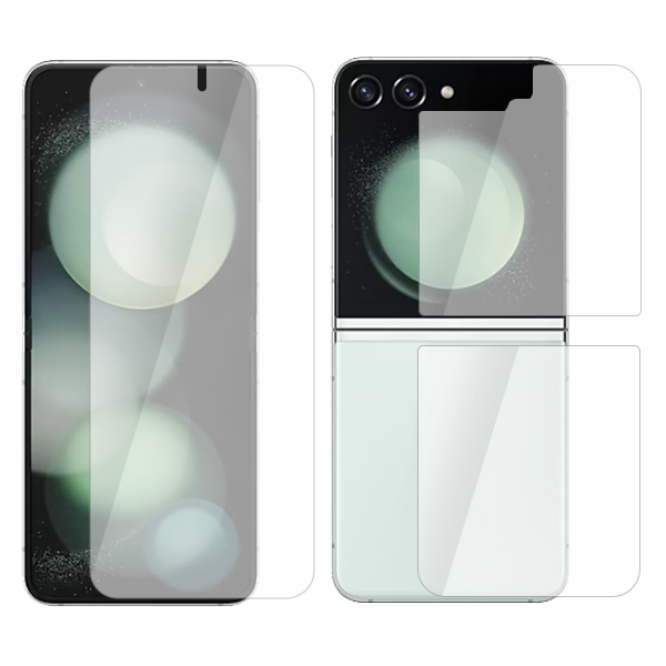 내부 외부 풀커버 액정 보호필름 갤럭시Z 플립5, 3매입 - 상품 이미지