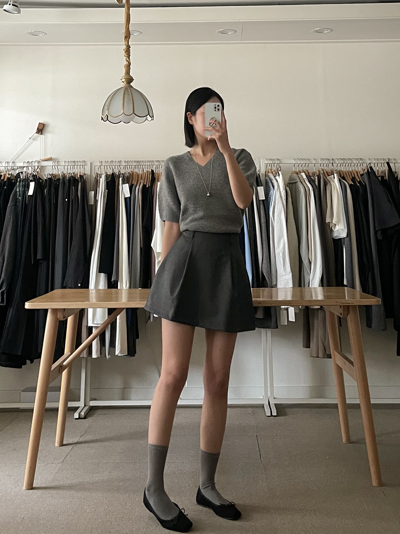 라붐 벌룬 핀턱 미니 스커트 2color 상세 이미지 7