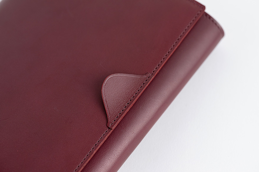 아트앤사이언 x Hobonichi Techo 호보니치 별주 2025 플래너 가죽 커버 레드 - 상세 이미지 4