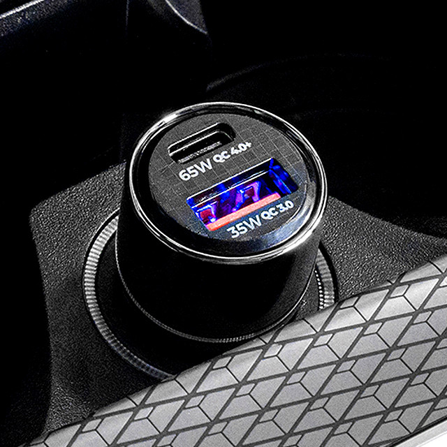 벤딕트 차량용 충전기 100W 초고속 시거잭 핸드폰 USB 자동차 듀얼 C타입 더 볼트 사진 1