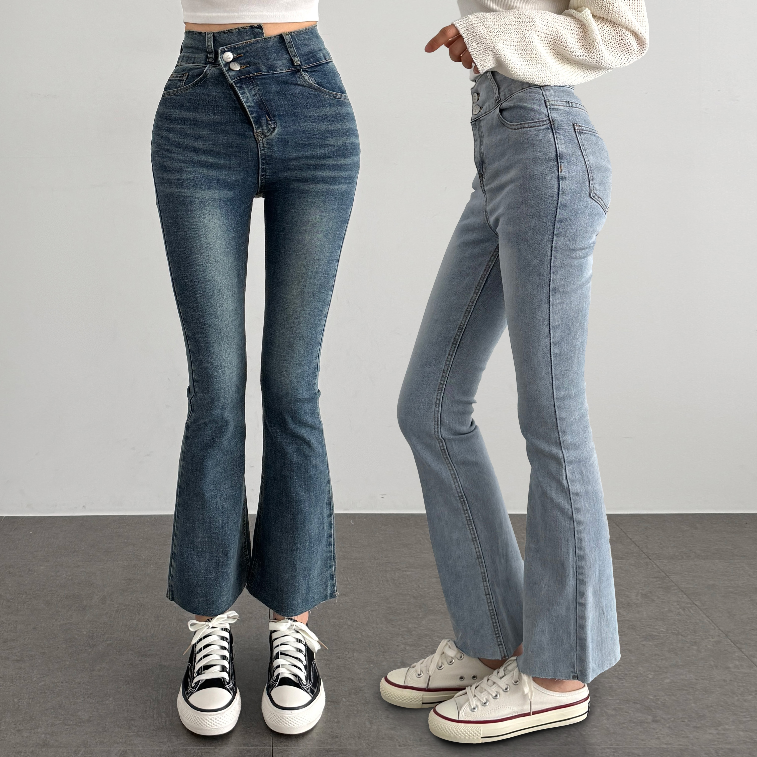 골반뽕청바지 키작녀청바지 부츠컷청바지