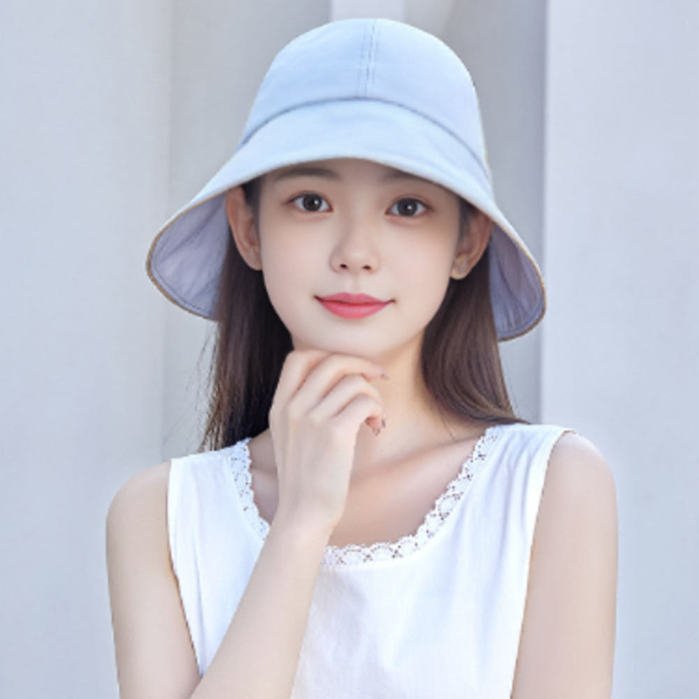 벙거지모자 버킷햇 챙모자 여성 여름 모자 보닛 - 상세 이미지 2
