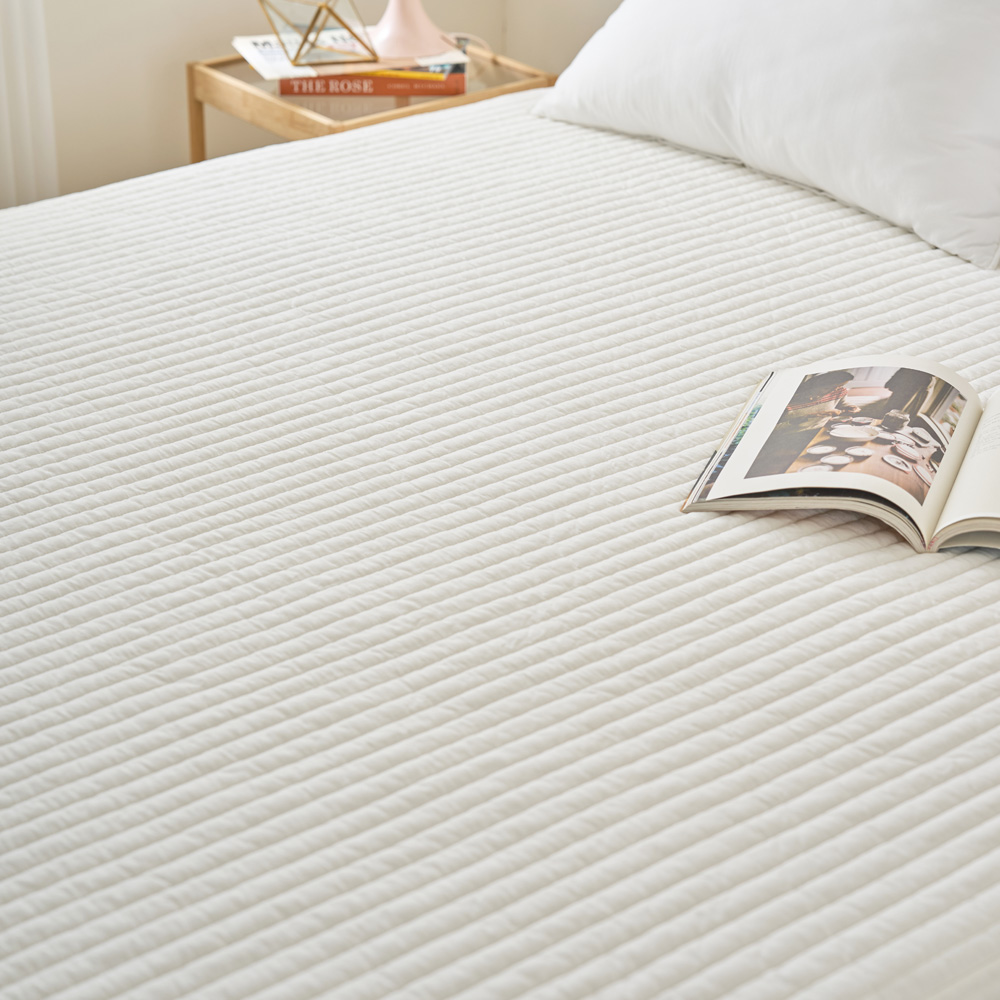 일체형 매트리스커버 침대커버 텐셀모달 100% 부드러운 촉감 누빔패드 밴딩 SS