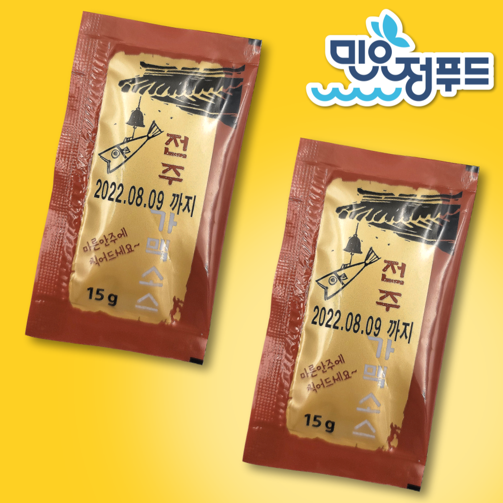 전주가맥소스 15gX50 북어장 일회용 소스 - 상품 이미지