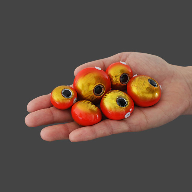 쿠미 오로라 유동식 타이라바 헤드 참돔 채비 미끼 레드, 80g - 상세 이미지 2