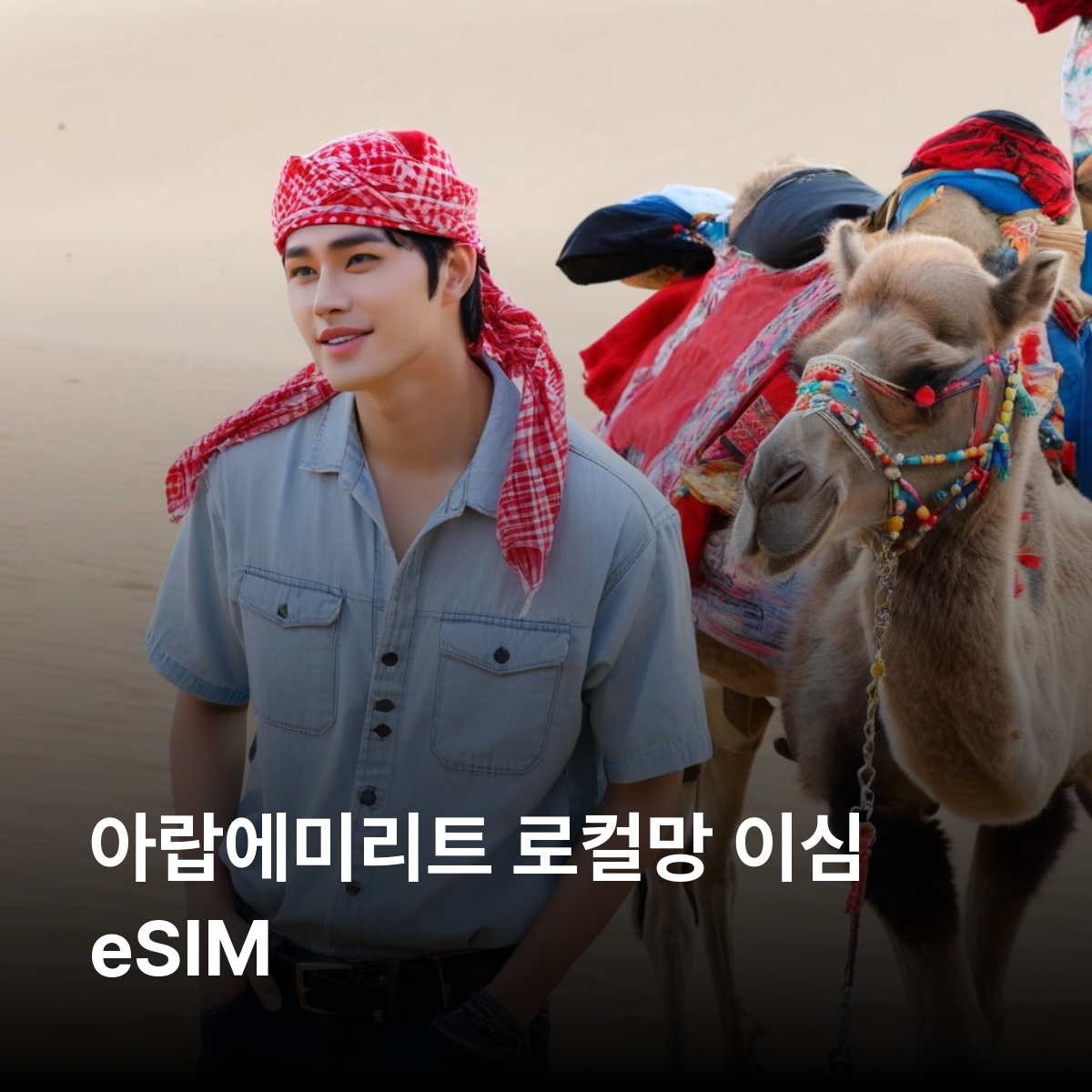 아랍에미리트 로컬망 이심 eSIM Etisalat, Du LTE 두바이 아부다비 라스알카이마 샤르자 하타 알아인 칼바 이심통 - 메인 이미지