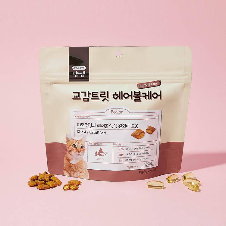 냥쌤 교감트릿 7개입 x 4팩 고양이 간식 트릿 - 상세 이미지 2