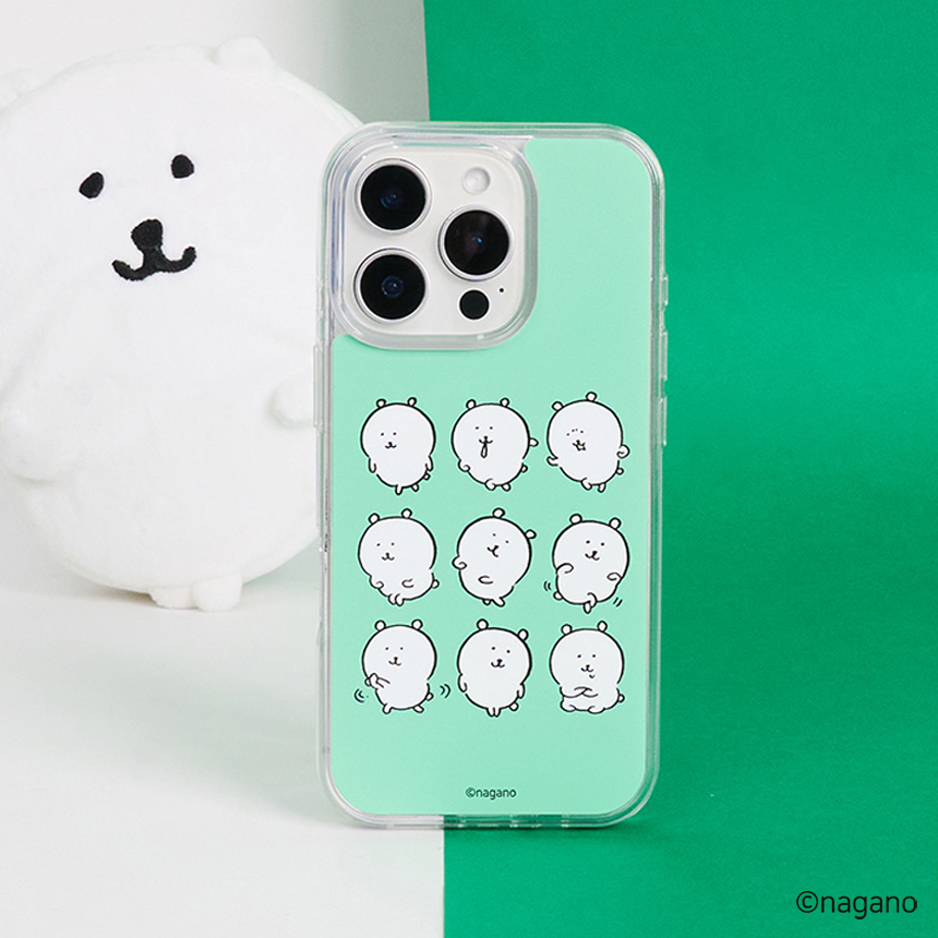 담곰이 농담곰 여러가지담곰이 띠부띠부스킨 갤럭시/아이폰 케이스 부착용스킨 - 메인 이미지