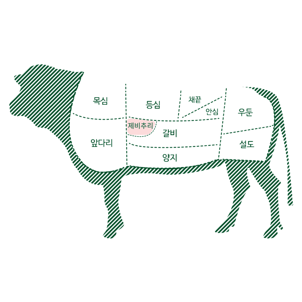 투플러스 나인 웻에이징 숙성 한우 제비추리 200g 구이용 투뿔나인 투뿔 투쁠 특수부위 - 상세 이미지 2