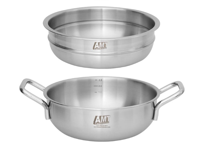 AMT찜기 샤프 316Ti 통5중 스텐 인덕션찜기 멀티쿠커 찜솥 22cm 이미지 6